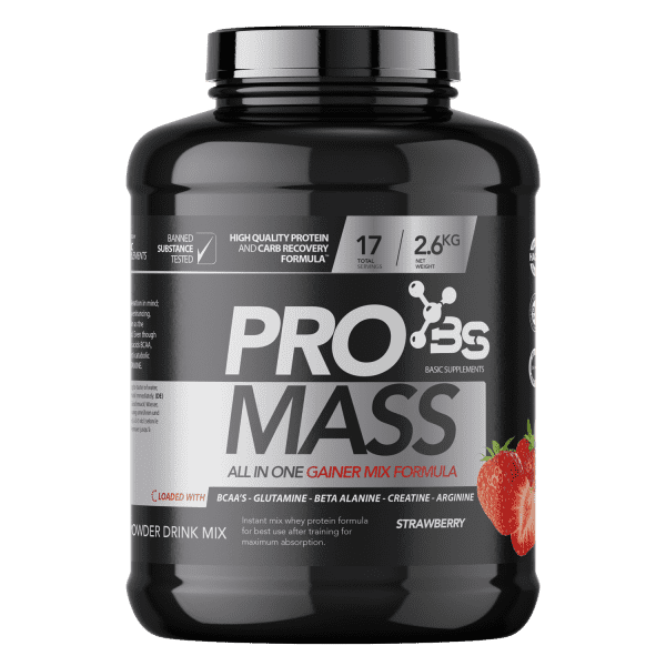basic supplement pro mass gainer 26kg strawberey