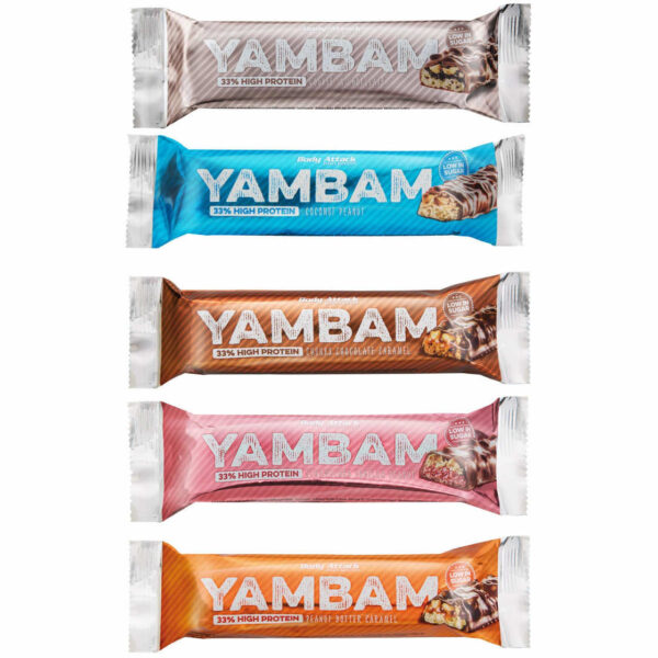 body attack yambam protein riegel 5