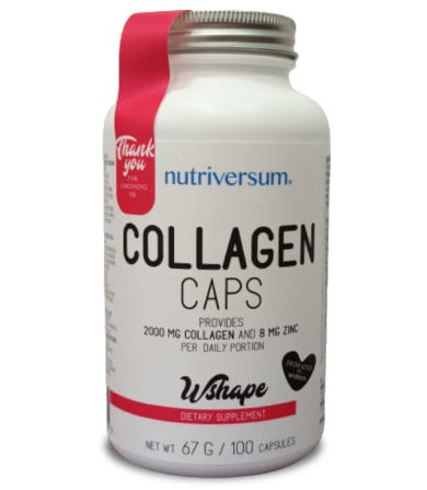 Nutriversum Collagen Caps + Zinc WShape – kolagen i cink, 100 kapsula