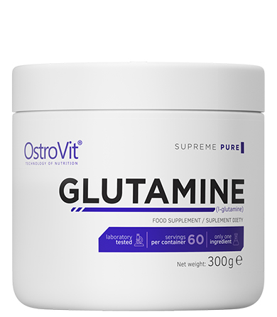 OstroVit Glutamine Supreme Pure Unflavoured 300 g – L-glutamin u prahu